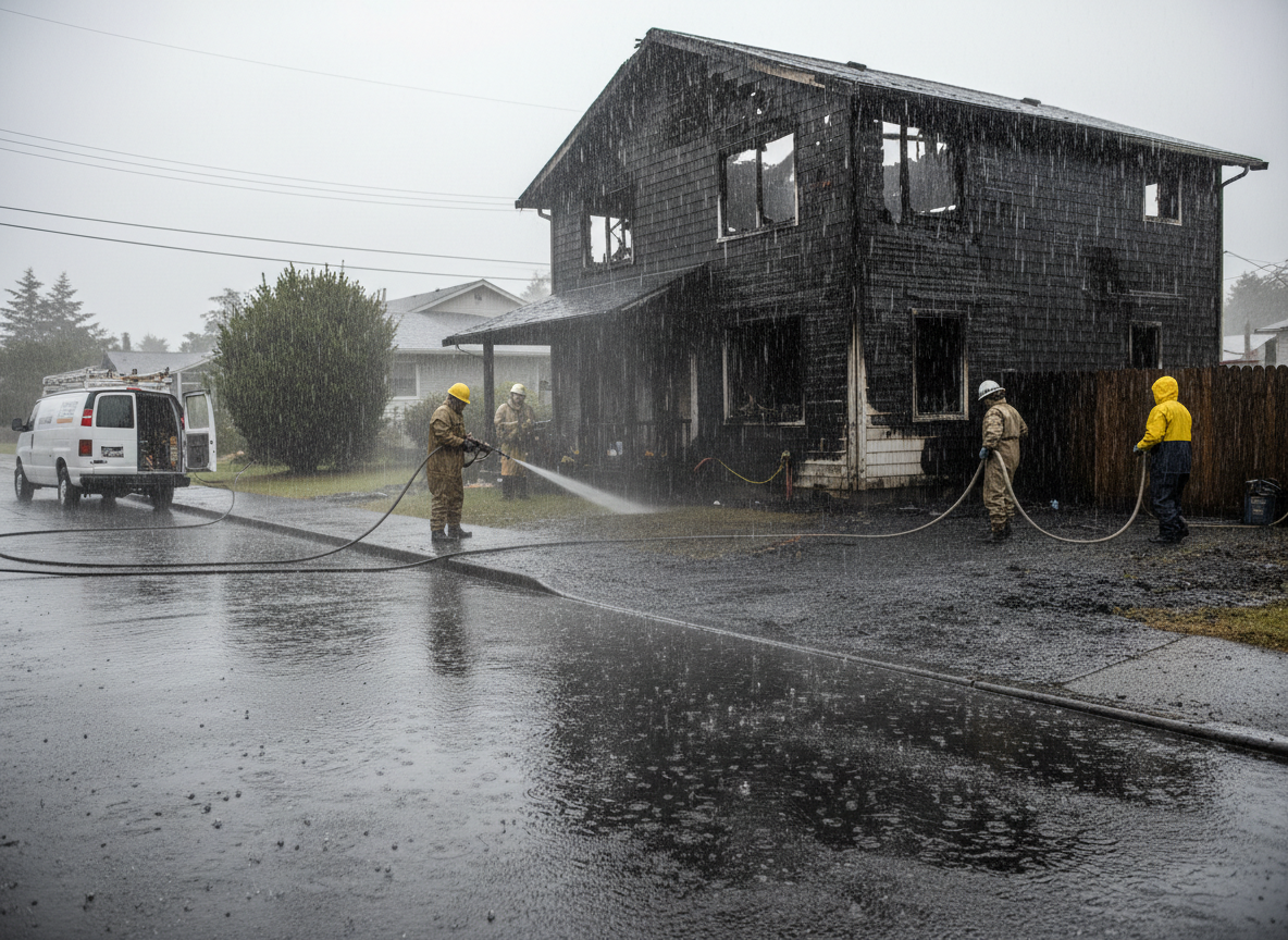How Heavy Rain Affects Soot Removal on Whidbey Island