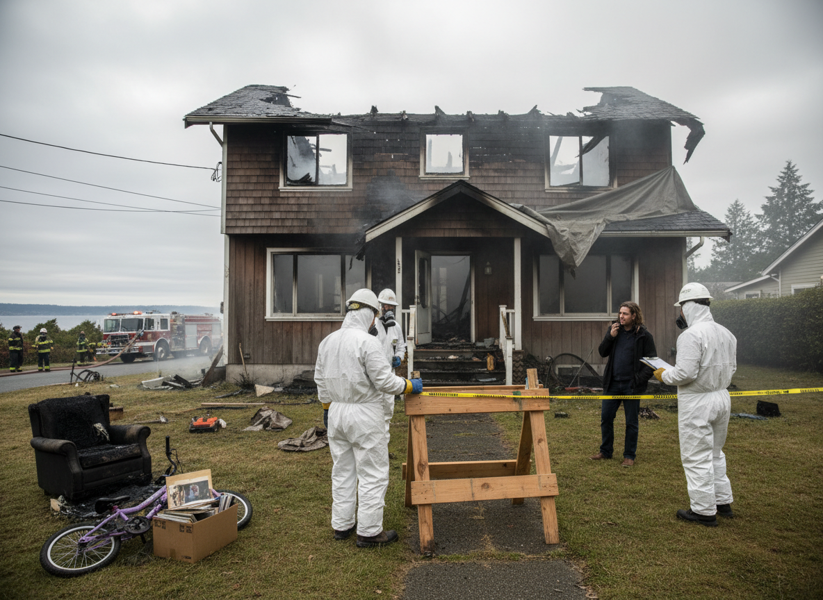 Immediate Steps After a House Fire in Clinton Washington