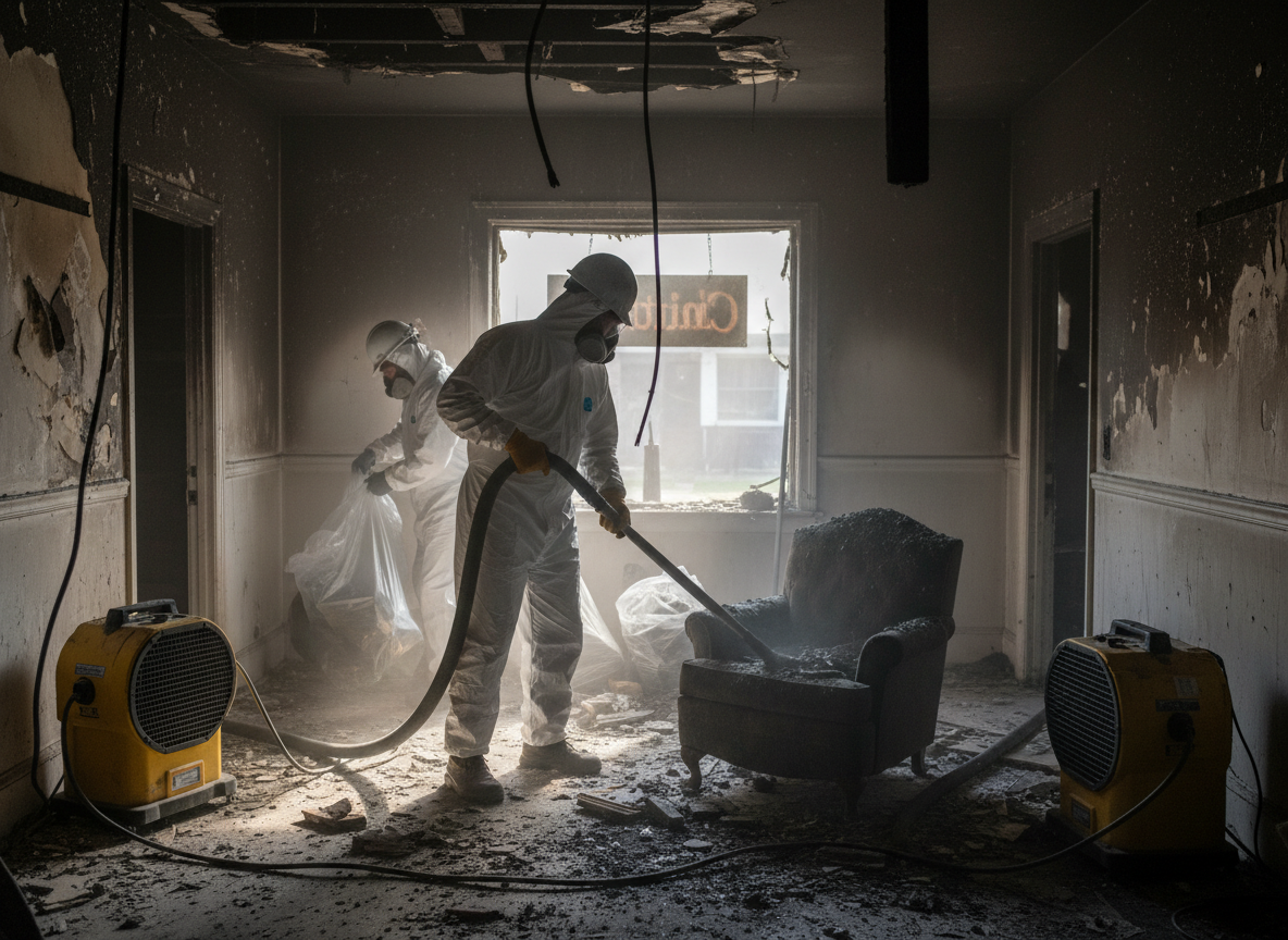 Fire Damage Clean Up in Clinton, WA