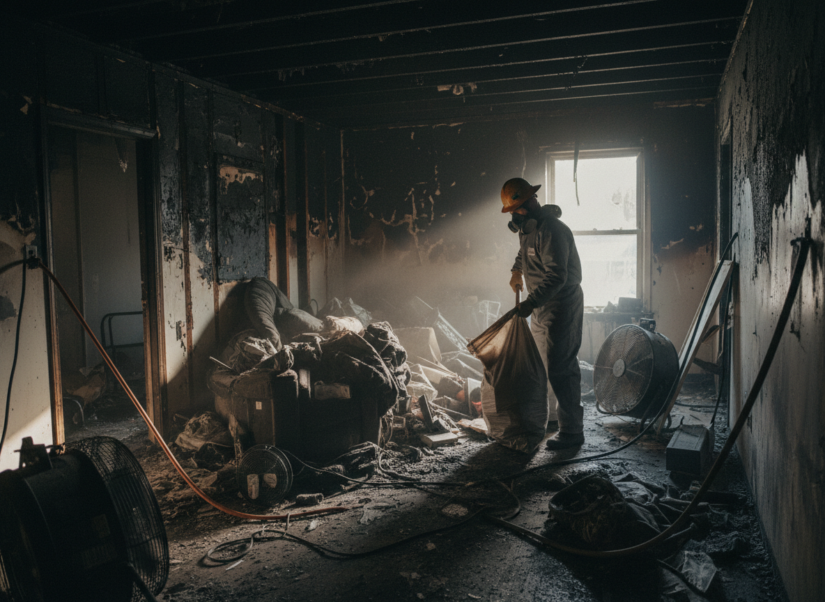 Tenant Fire Damage Cleanup in Clinton, WA